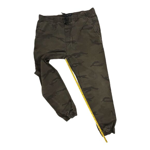 American Eagle Pants Green Camo Extreme Flex Joggers Mens L Drawstring Casual - Picture 7 of 16